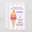 Search for ice cream cone birthday invitations Modern
