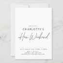 Search for black white bachelorette party invitations Simple