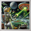 Recherche de fusée vintage posters Science fiction