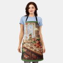Search for north pole aprons Santa