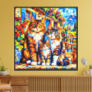 Search for abstract cat canvas prints Modern
