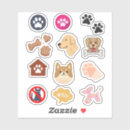 Search for cartoon paws stickers Puppy