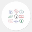 Search for passport stickers Vintage