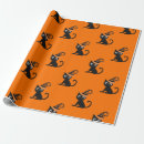 Search for witch wrapping paper Black and orange