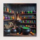 Recherche de sorcière puzzles Chat noir