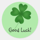 Search for good luck clover stickers St patricks day