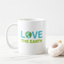 Search for love the earth mugs Save the planet