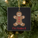 Search for funny gingerbread man ornaments Cookie