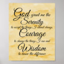 Search for god grant me the serenity posters Wisdom