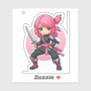Search for female warriors stickers Pink