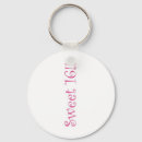 Search for sweet 16 keychains Sixteen