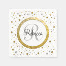 Search for silver and gold napkins Girly