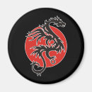 Recherche de dragon rouge magnets Mythique
