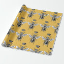 Search for honey bee wrapping paper royal