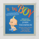 Recherche de funny baby shower invitations Bleu