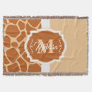 Search for giraffe print blankets Brown