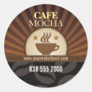 Search for small coffee stickers Restaurant