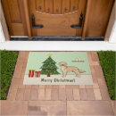 Search for christmas dog doormats Cute