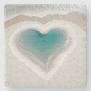 Recherche de plage romantique dessous de verres Sable