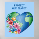 Search for environmental protection posters Earth
