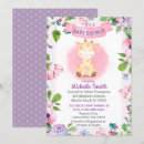 Search for purple giraffe baby shower invitations Watercolor