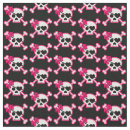 Search for skull fabric Girly