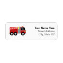 Search for firefighter return address labels Birthday party