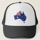 Search for blue map hats Australia