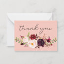 Search for burgundy thank you cards Message