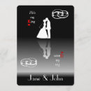 Recherche de roi et reine des coeurs invitations Noir