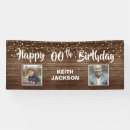 Search for rustic birthday banners Wood