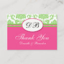 Search for thank you wedding enclosure cards Pink