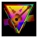 Search for retro guitar posters Guitarist