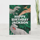 Recherche de trex anniversaire cartes Jurassique