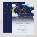 Search for twinkle twinkle little star birthday invitations Blue
