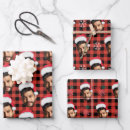 Search for face wrapping paper Santa head