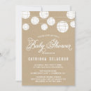 Search for kraft paper baby shower invitations Rustic