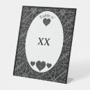 Search for black lace table table cards Black and white