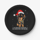 Search for dachshund christmas plates Funny