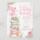 Search for rose baby shower invitations Tea party