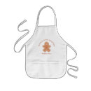 Search for baking aprons Gingerbread man