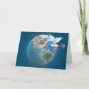Search for world peace christmas cards Blue