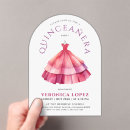 Recherche de robe blanche invitations Quinceañera