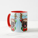 Search for christmas pug mugs Puppy