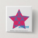 Search for damask square buttons Aqua magenta