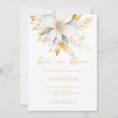 Search for white and gold bridal shower invitations Minimalist