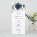 Search for floral wedding programs Botanical