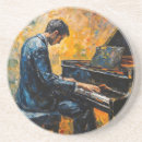 Recherche de piano dessous de verres Musique