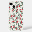 Search for red berry iphone cases Green leaves