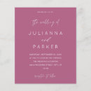 Recherche de fuchsia invitations Calligraphie